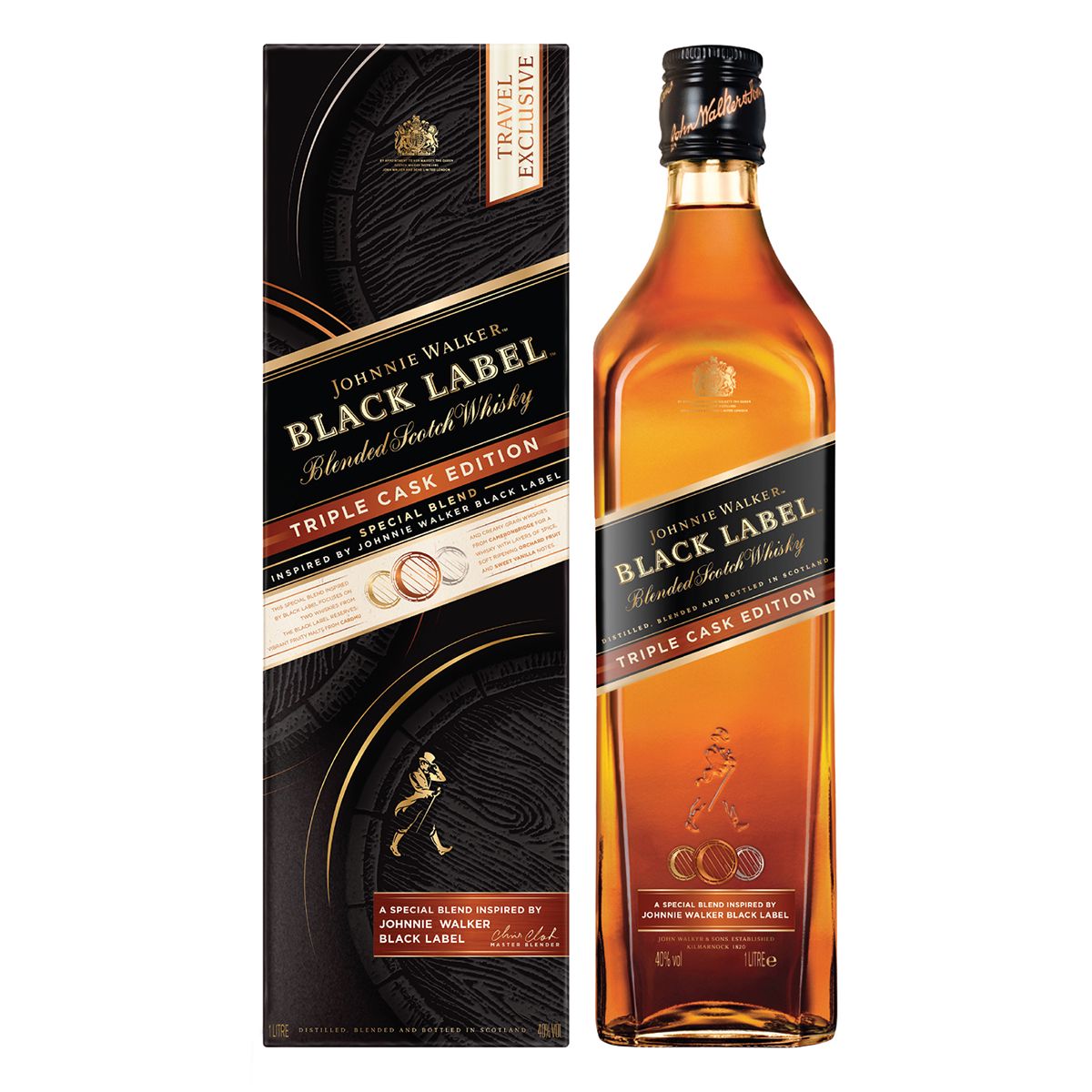 Johnnie Walker Black＆RedLabel ウイスキー特級3本 Johnnie Walker Black Triple Cask Edition Whisky 1L | Virgin